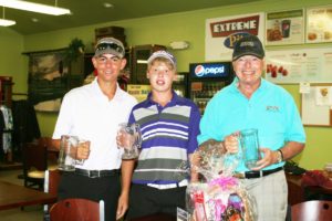 Family at the annual golf scramble fundraiser.