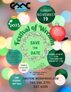 2023 Festival of Wreaths poster