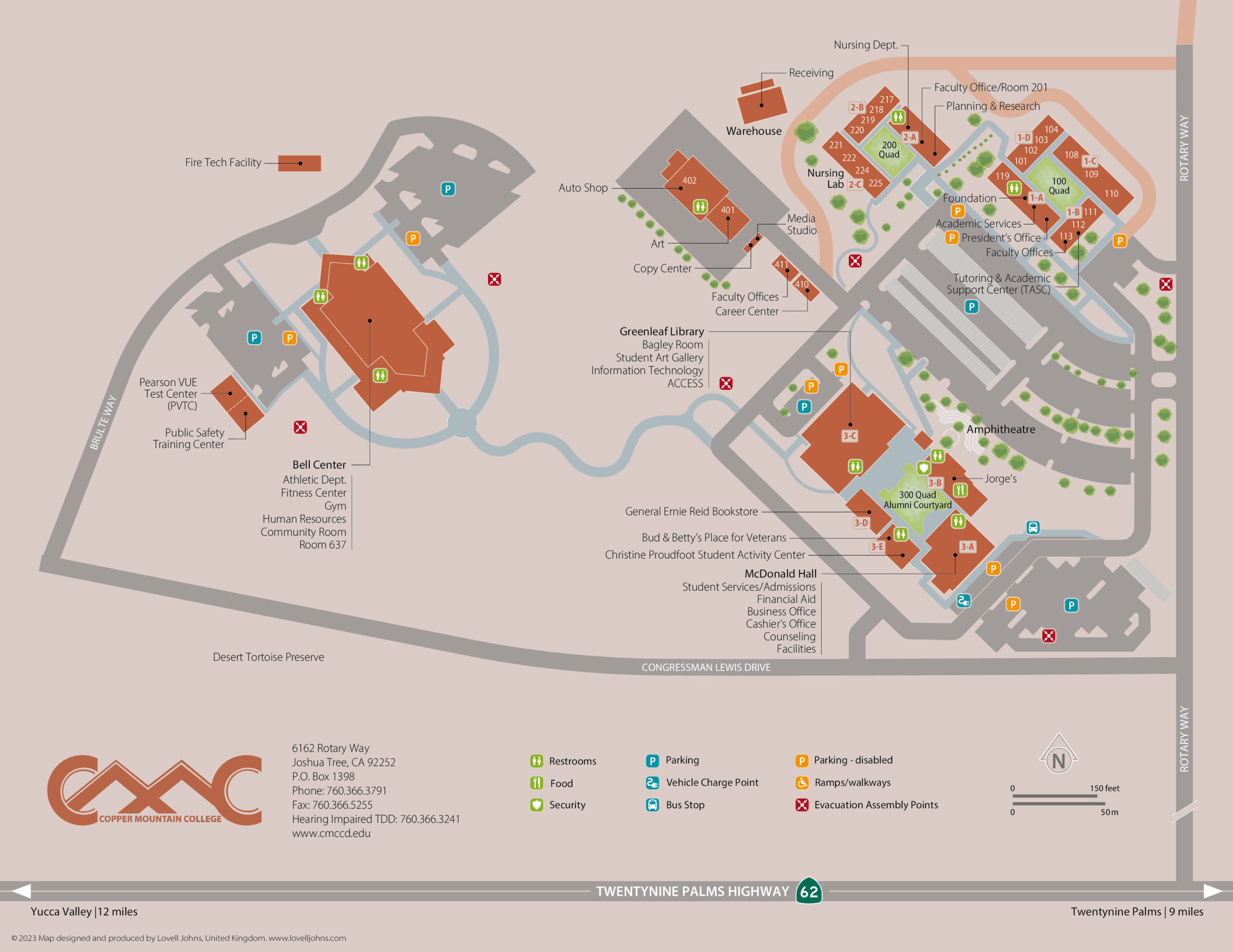 CMC campus map