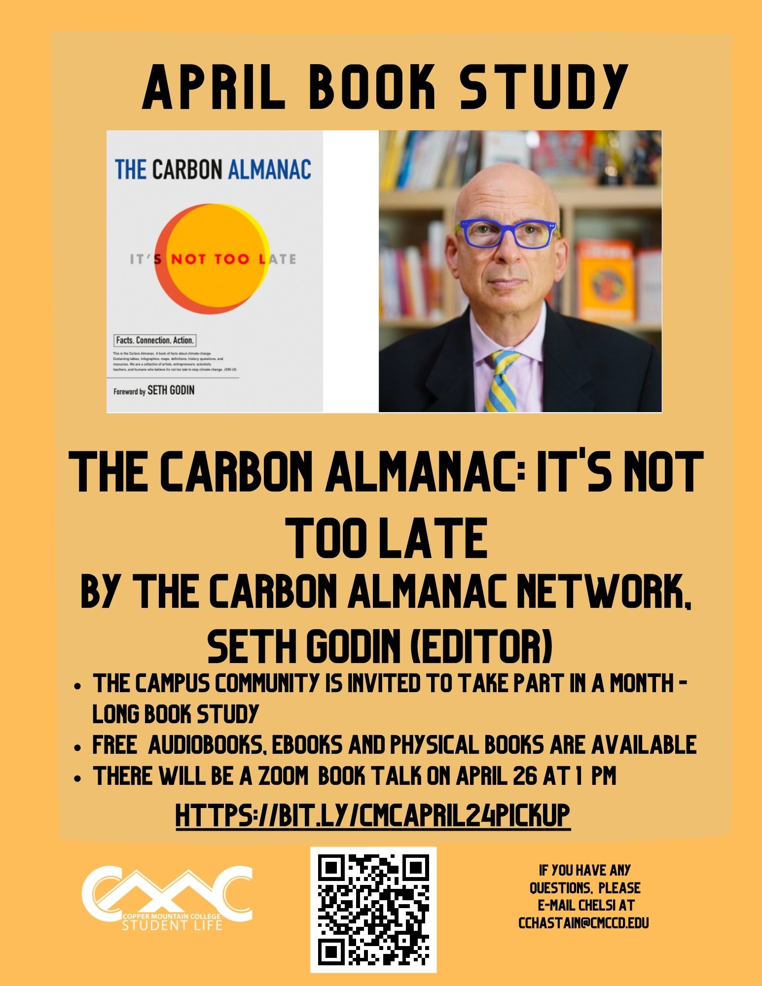 the April Book Study : The Carbon Almanac edited by Seth Godin