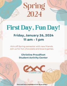 Join us for hot chocolate and board games on Friday, January 26th from 11 am to 1 pm
