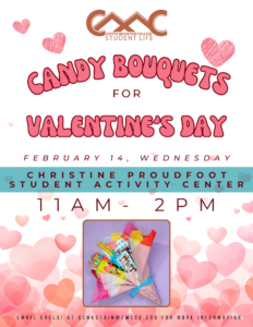 Come make Candy Bouquets on 02-14-24 from 11 am to 2pm