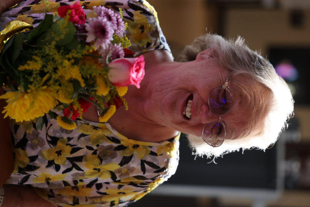 Photo of CMC bookstore manager Kathy Barger