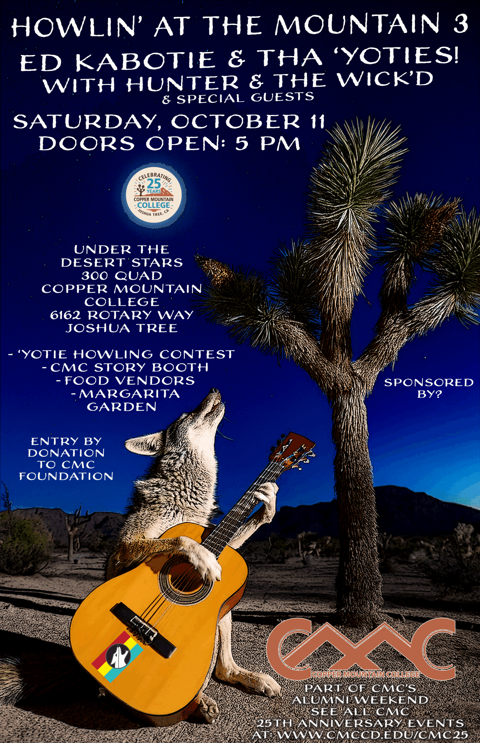Howlin' at the Mountain 3 poster for October 11, 2025.