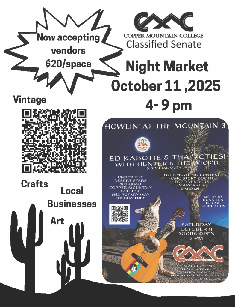 Night Market flyer for Howlin' at the Mountain 3.