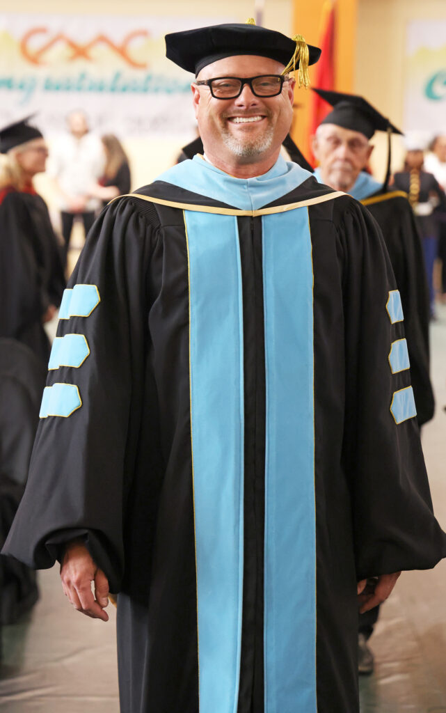 CMC President Daren Otten during the 2025 Commencement ceremony.