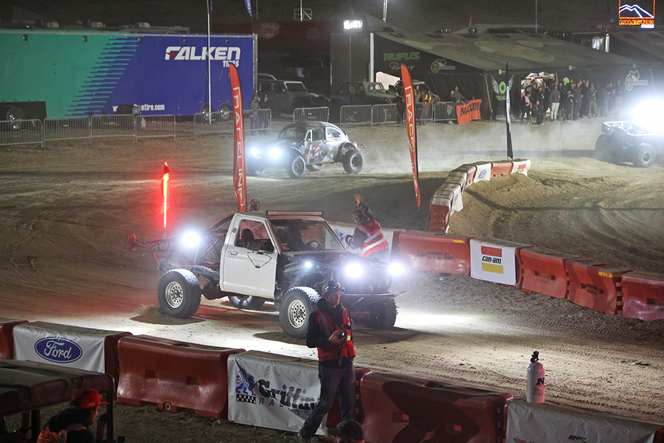 CMC Auto Club student Anthony Jimenez races his truck while at King of the Hammers 2026.