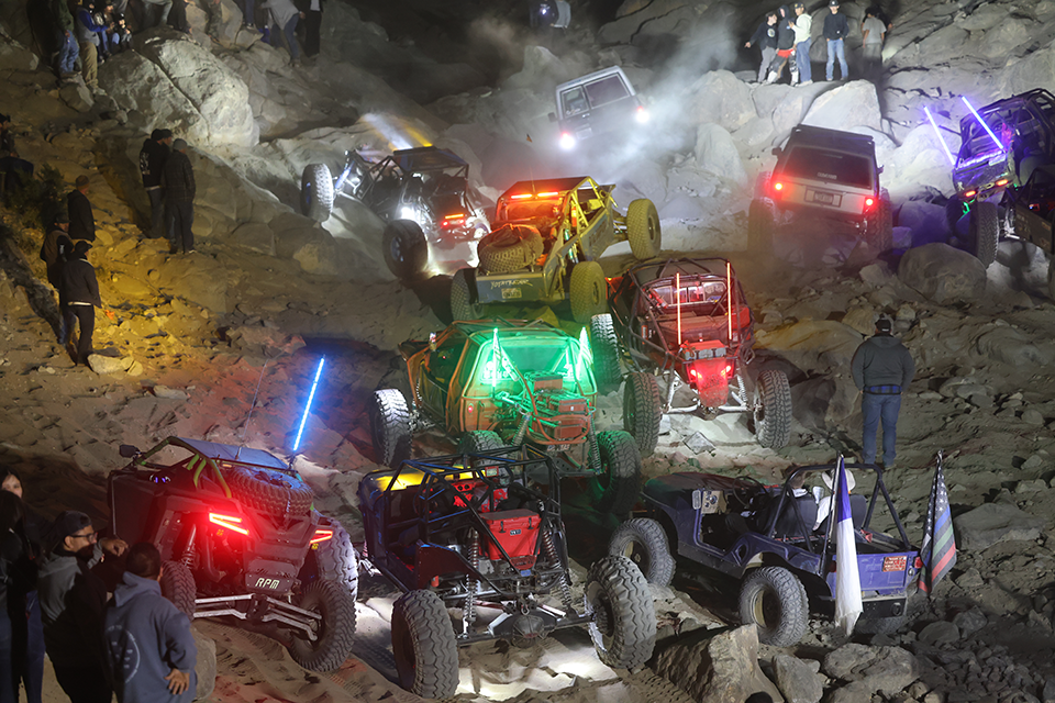 Nighttime fun at Chocolate Thunder during King of the Hammers 2026