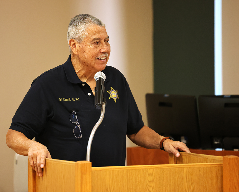 Lieutenant Gil Carillo at CMC